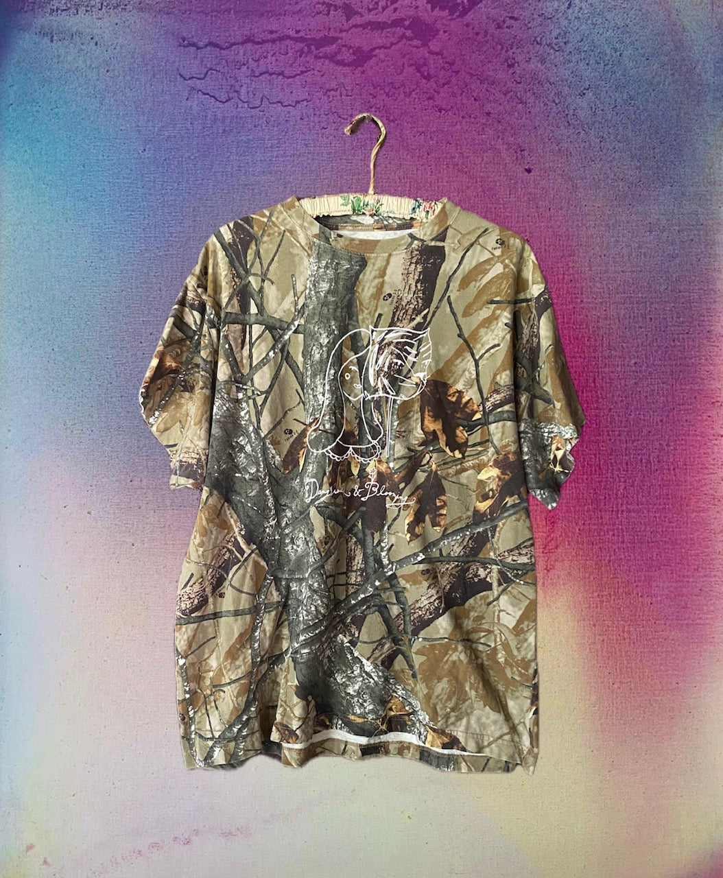 Dangerous & Blooming Camo Tee #1 Extra Large
