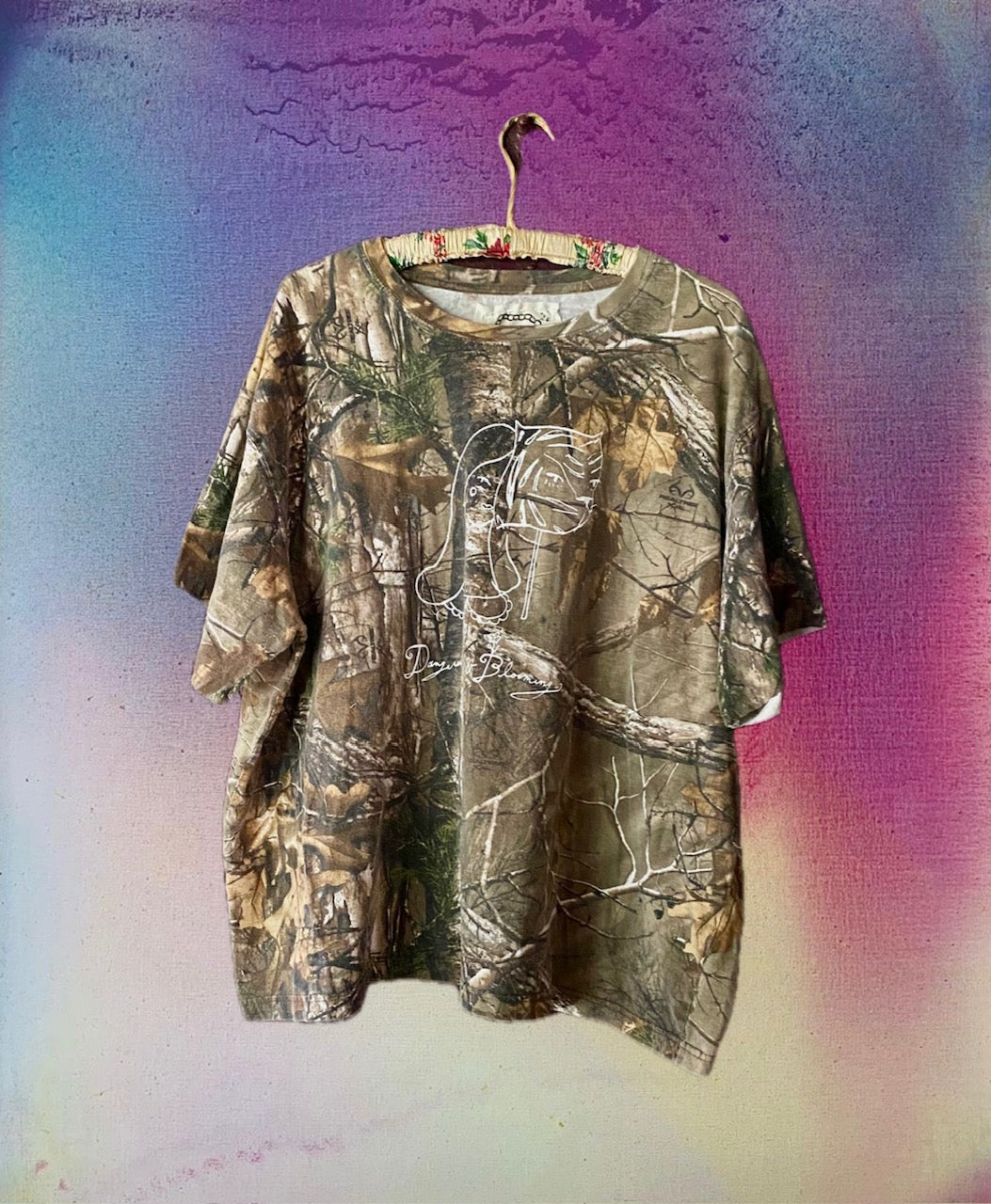 Dangerous & Blooming Camo Tee #5 Two Extra Large
