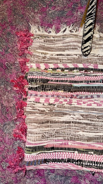 Reworked Rag Rug Giant Beach Tote