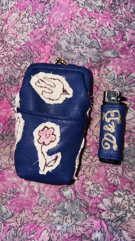 Embroidered Celestial Woman Lighter Case