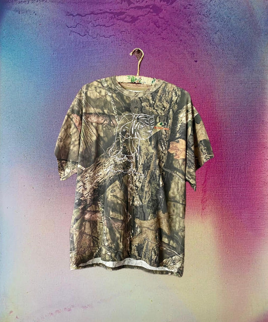 Dangerous & Blooming Camo Tee #2 Extra Large