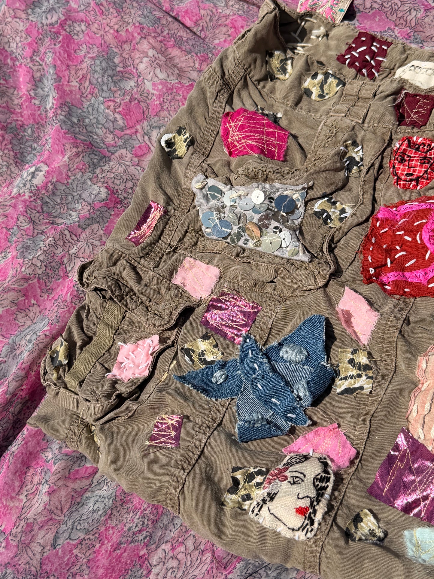Patchy Cargo Bag