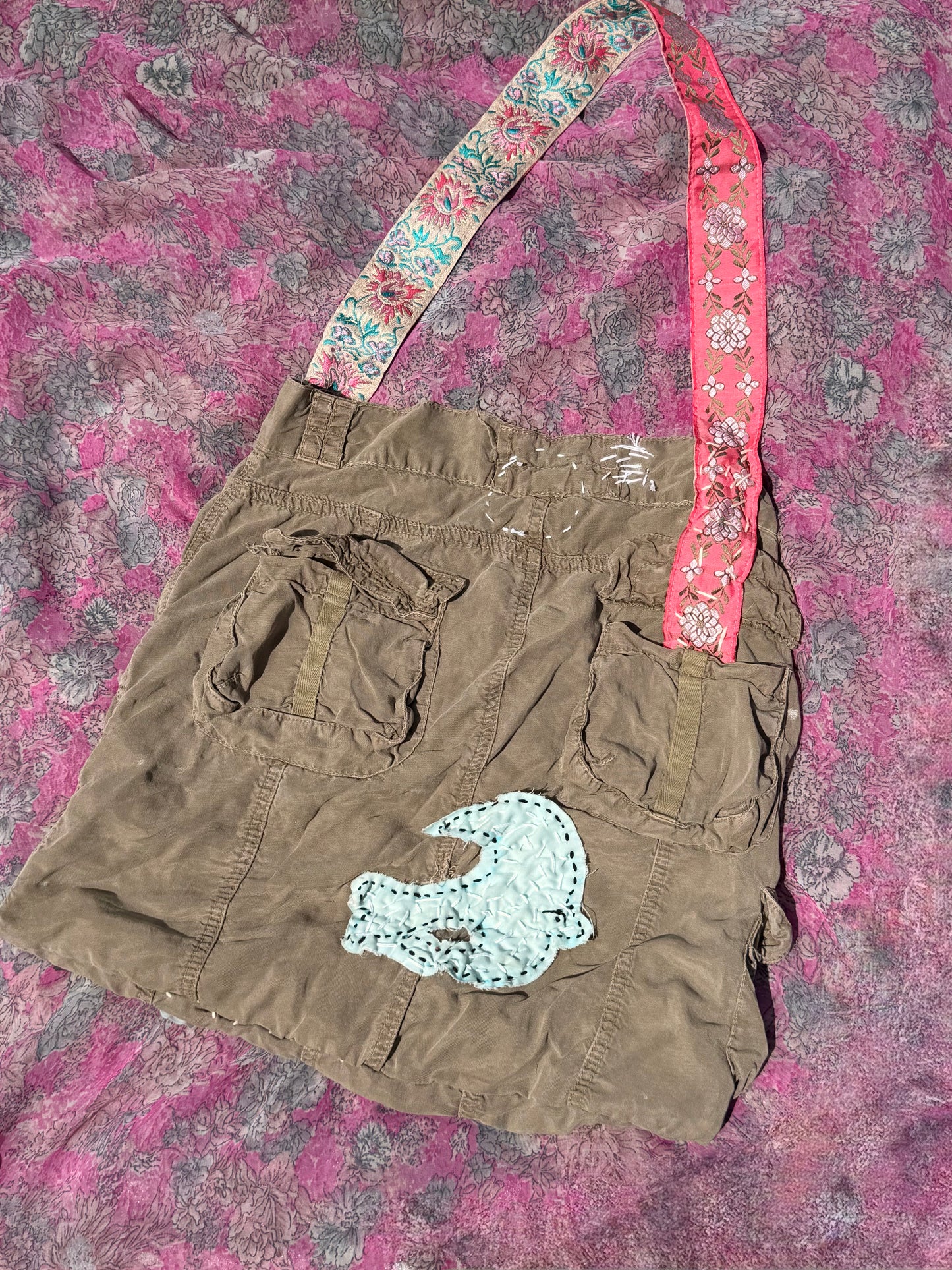 Patchy Cargo Bag