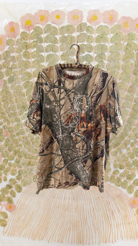 Dangerous & Blooming Camo Tee #13 Large