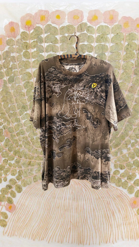 Dangerous & Blooming Camo Tee #16 Two Extra Large