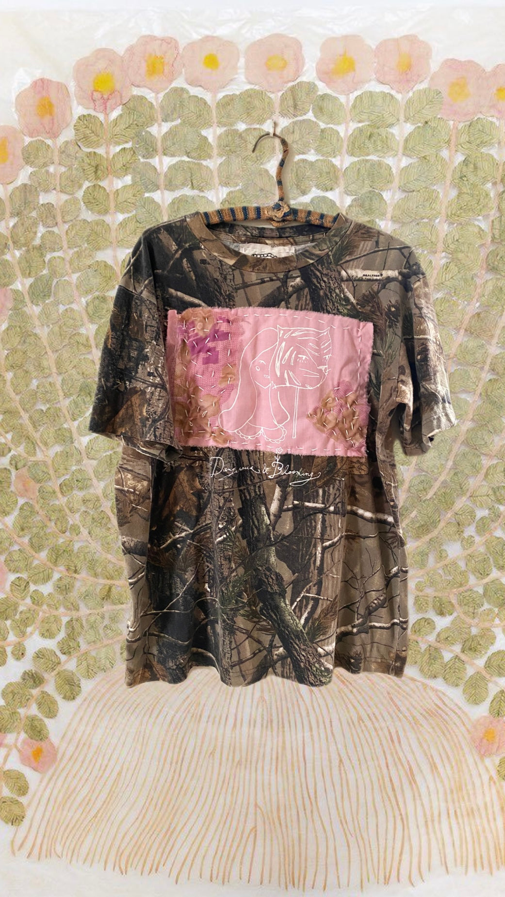Dangerous & Blooming Camo Tee #17 Large